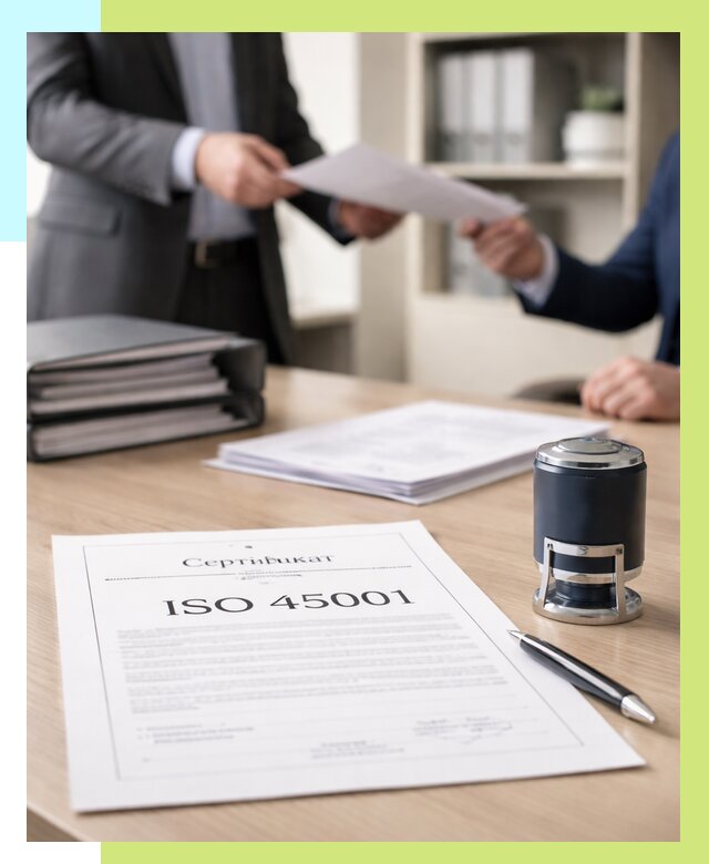 Сертификат ISO 45001 в Кушве под ключ от 46193 р. | Сертэкс